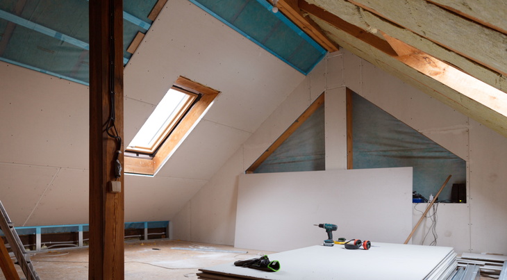 Isolation sous toiture