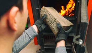 Installation d'une chaudière à bois